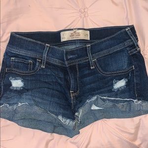 Low Rise Jean Shorts